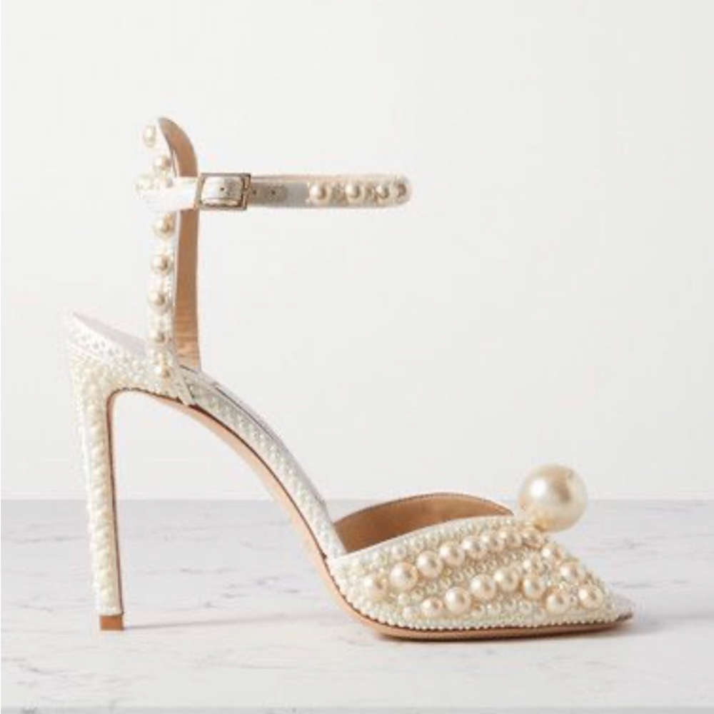 Brand New Jimmy Choo Sacora Heels Size 38 1/2